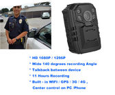 PC Real - Time Police Body Worn Camera For Police Officers , Support 3G / 4G / WIFI