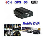 4CH 3G Digital Video Recorder , Mobile DVR With GPS Tracker For Bus / Truck