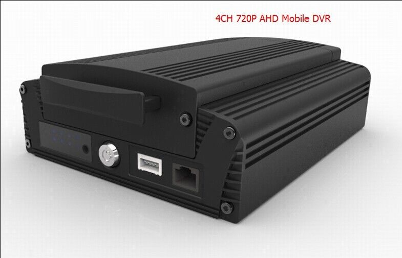 h.264 4CH standalone 720p Analog HD Car DVR Recorder  with 3G / 4G GPS and WiFi